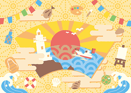 波切帖（三重県志摩市大王町波切）<br>坪井 健（イラストレーター）