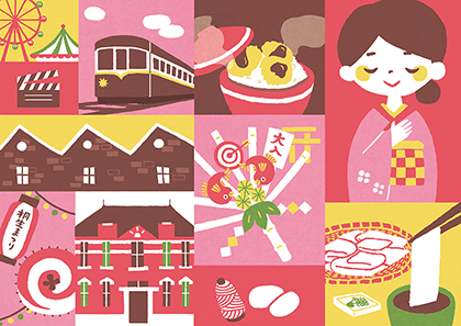 きりゅう帖（群馬県桐生市）<br>かねこみほ（イラストレーター）
