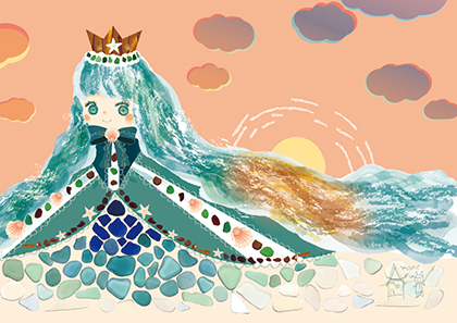 藤塚浜帖（新潟県新発田市藤塚浜）<br>雨音はるじ（イラストレーター）