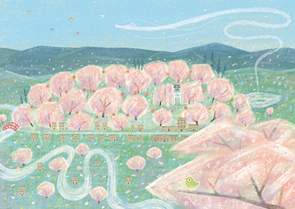 赤湯帖（山形県南陽市赤湯）<br>菊地 純 （イラストレーター）