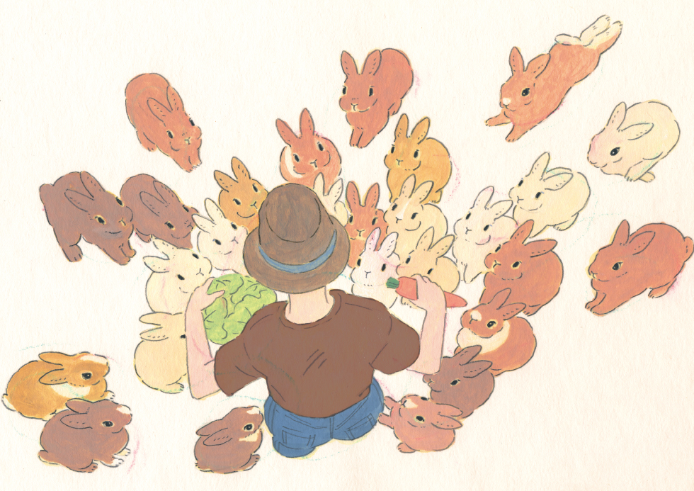Okunoshima帖（広島県竹原市忠海町［大久野島］）<br>森山標子（イラストレーター）
