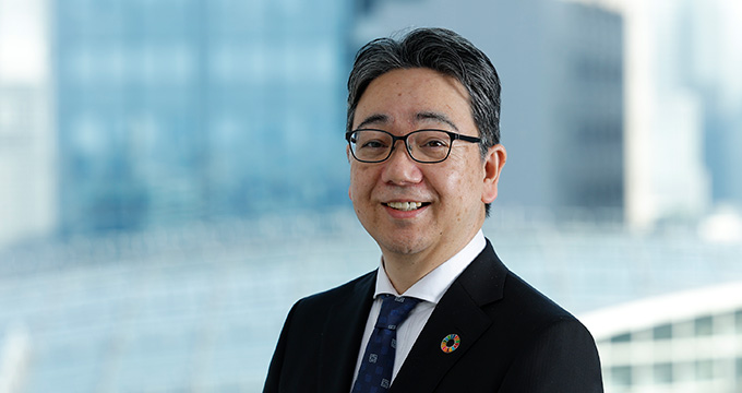 Executive Director Makoto Shinmura's photo