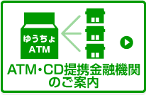 ATM・CD提携金融機関のご案内