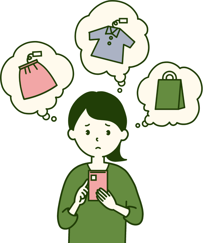 買い物を思い出して引き落としを心配する人