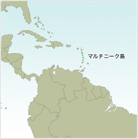 マルチニーク島 ゆうちょ銀行