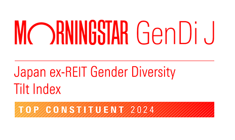 Morningstar Japan ex-REIT Gender Diversity Tilt Index (GenDi J)のロゴ