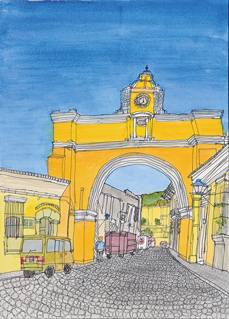 作品名：「サンタ・カタリーナ門」　作者：中原　健太郎（なかはら　けんたろう）さん